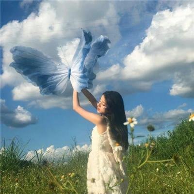 鲜花盛开的村庄